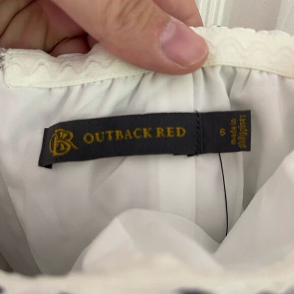 Outback Red size 6 strapless dress. The Limited - Picture 4 of 7